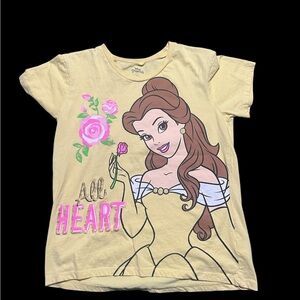 Disney Princess Belle Yellow Kids T-Shirt